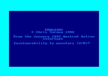 Penguins (UK) (1992) (PD) (Trainer) screen shot title